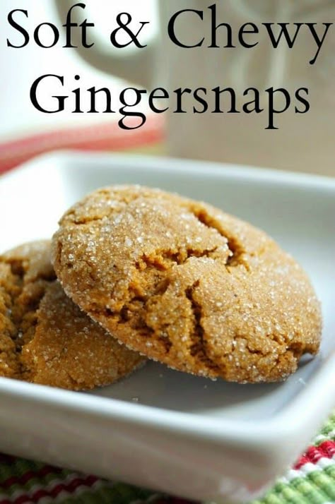 Soft and Chewy Ginger snaps are a family favorite Christmas cookie recipe that we have been making for years. These are the best gingersnap cookies ever! Soft And Chewy Gingersnap Cookies, Soft Gingersnap Cookies Recipe, Ginger Sparkle Cookies Recipe, Ginger Snap Cookies Soft, Ginger Snaps Recipe Desserts, Chewy Ginger Cookies Soft, Soft And Chewy Ginger Cookies, Ginger Snap Cookies With Fresh Ginger, Pioneer Woman Ginger Snaps