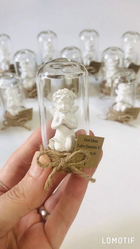 Angel Favors, Theme Bapteme, Personalized Party Gifts, Recuerdos Primera Comunion Ideas, Christening Favors, First Communion Gifts, Baby Baptism, Baptism Party