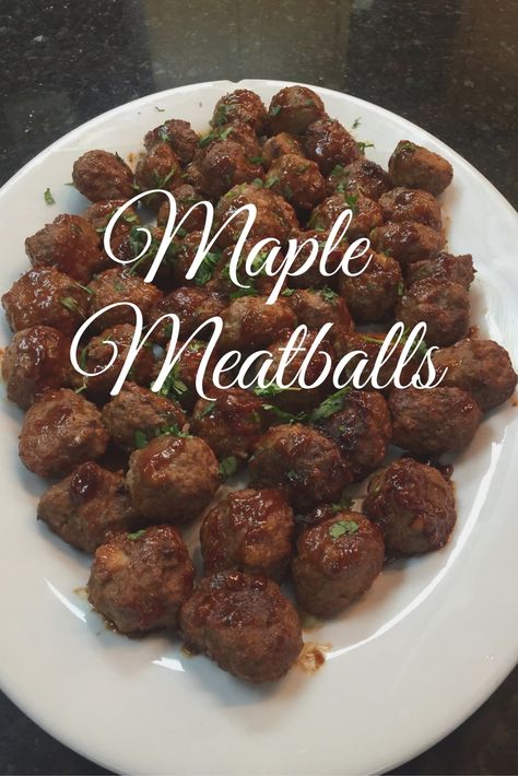 Maple Meatballs, Maple Syrup Meatballs, Maple Sausage Meatballs, Cheeseburger Meatballs Appetizers, Maple Bourbon Meatballs, Bacon Cheeseburger Meatballs, Apple Butter Meatballs With Bourbon, Hamburger Meatballs, Maple Mustard Meatballs Allrecipes