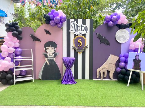 Wednesday Addams Theme, Wednesday Birthday, Diy Tutu, Birthday Brunch, Addams Family, Wednesday Addams, 5th Birthday, 1st Birthday, Birthday Party