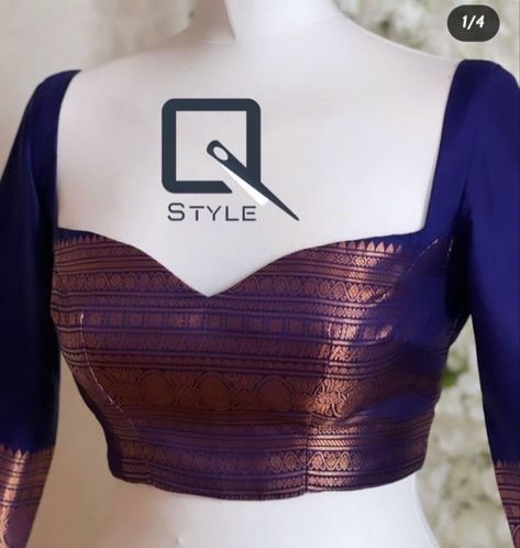 Blouse Design Ideas, Front Blouse Designs, Princess Cut Blouse Design, Velvet Blouse Design, Plain Blouse Designs, Latest Blouse Neck Designs, Blouse Designs High Neck, Cotton Blouse Design, Blouse Designs Catalogue