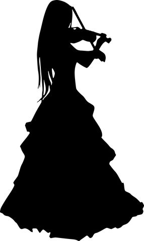 Silhouette, Violinist, Violin, Woman Silhouette Drawing, Silhouette Arte, Silhouette Painting, Playing The Violin, The Violin, Digital Art Software, Shadow Art, Violin Art, Pencil Art Drawings