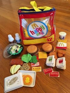 Play Food Set, Clear Backpack, Hot Cakes, Toy Food, Mini Craft, Barbie Toys, Tiny Food, Miniature Crafts, Mini Things