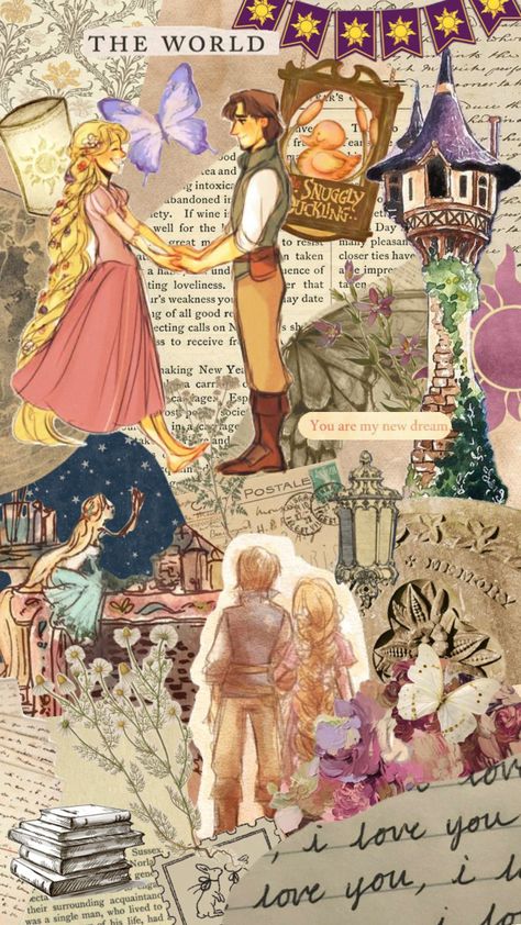 wanted to make something that looked like it would come straight from rapunzel’s scrapbook/sketchbook :) #tangled #rapunzel #flynnrider #disney #tangledmovie Poloroid Pictures Ideas, Scrapbook Sketchbook, Tangled Aesthetic, Tangled Wallpaper, Tangled Movie, Rapunzel Disney, Disney Princess Artwork, Rapunzel Tangled, Wallpaper Disney