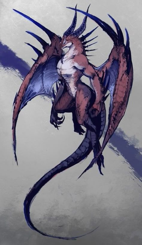 Dragon Human, Cool Dragons, Anthro Dragon, Fantasy Beasts, 다크 판타지, Dragon Pictures, Fantasy Creatures Art, Fantasy Monster, Dragon Artwork