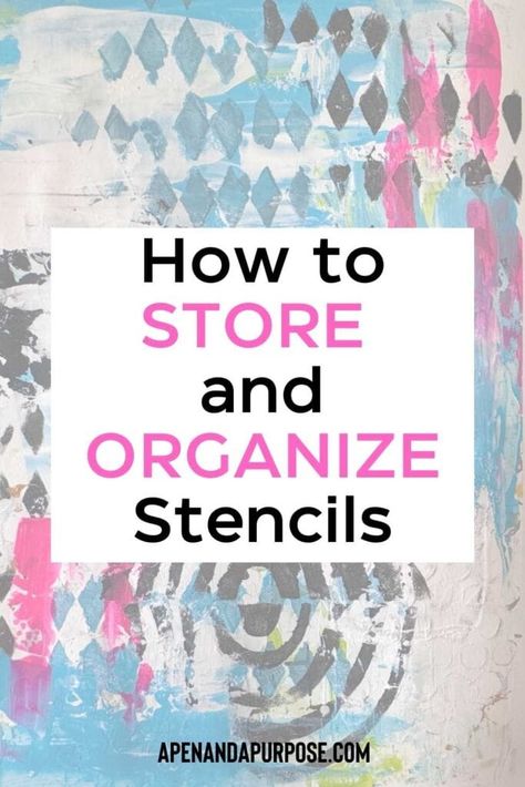 How I Store and Organize My Stencils Stencil Storage, Landscape Planner, Using Stencils, Large Stencils, Acrylic Painting Tips, When You Believe, Ipad Accessories, How To Store, You Can Do Anything