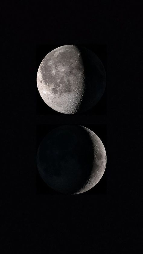 2 Moon Wallpaper, Lua Wallpaper, Dark Wallpaper Phone, Dark Theme Wallpaper, March Moon, Moon And Star Quotes, Amoled Wallpapers, Space Phone Wallpaper, The Moon Is Beautiful