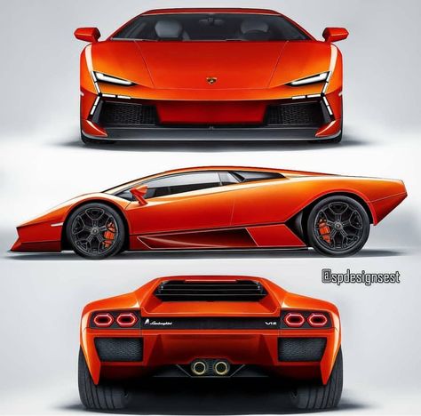 Lamborghini Design, Bmw Supercar, Best Lamborghini, Lamborghini Concept, Future Concept Cars, Futuristic Cars Design, Cool Car Drawings, Gt Cars, Lamborghini Cars