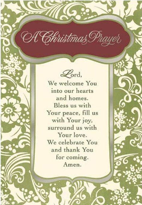 Christmas Prayers For Dinner, Prayer For Christmas, Christmas Dinner Prayer, Meal Blessing, A Christmas Prayer, Thanksgiving Prayers, Christmas Prayers, Dinner Prayer, Christmas Quotes Inspirational