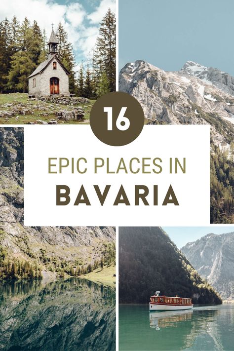 Are you looking for the best places to visit in Bavaria? This article walks you through the 16 most beautiful locations to add to your bucket list for an unforgettable vacation. Whether you are drawn to the architectural wonders of Munich, the serene shores of Chiemsee or the fairytale allure of Neuschwanstein Castle, this region has something for everyone. | Best Things to Do in Bavaria | First-Time Visitors | Germany Family Trip | Holiday Bucket List | Wanderlust Inspiration Things To Do In Bavaria Germany, Things To Do In Germany Bucket Lists, Places To See In Germany, German Tips, Erlangen Germany, Germany Bucket List, Holiday Bucket List, Germany Travel Destinations, City Breaks Europe