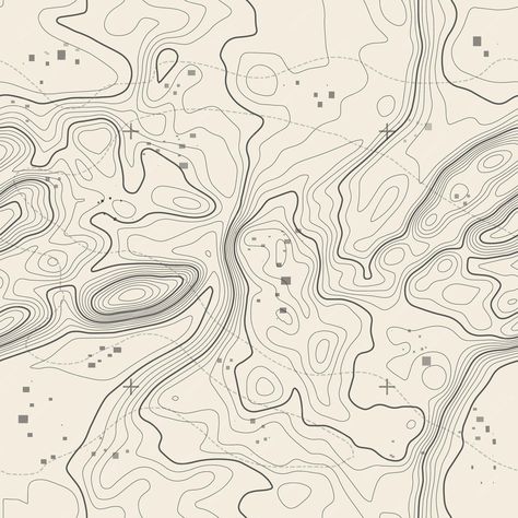 Premium Vector | Seamless vector topographic map background line topography map seamless pattern contour background geographic grid mountain hiking trail over terrain seamless wavy pattern Topography Analysis, Topography Pattern, Aesthetic Map, Mountain Map, Topographic Map Art, Topography Map, Mountain Pattern, Map Tattoos, Map Pattern