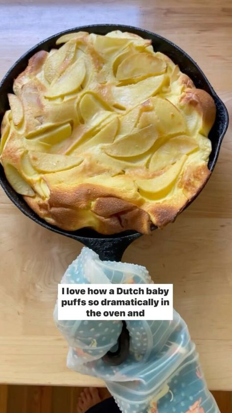 Apple Dutch Baby (Big Apple Pancake) | Alexandra's Kitchen Alexandra Cooks Dutch Baby, Gourmet Magazine Recipes, Apple Dutch Baby Recipe, Soft Pretzels Easy, Alexandra Stafford, Apple Dutch Baby, Brunch Pancakes, Gourmet Pancakes, Dutch Baby Recipe