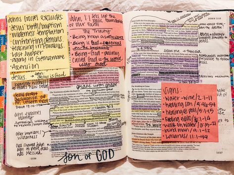 John 1 Bible Notes, John Study Notes, John 4 Bible Study, John Bible Journaling Notes, Bible Notes John, Bible Wrecking Ideas, 1 John Bible Study, John 2 Bible Journaling, John 1 Bible Journaling