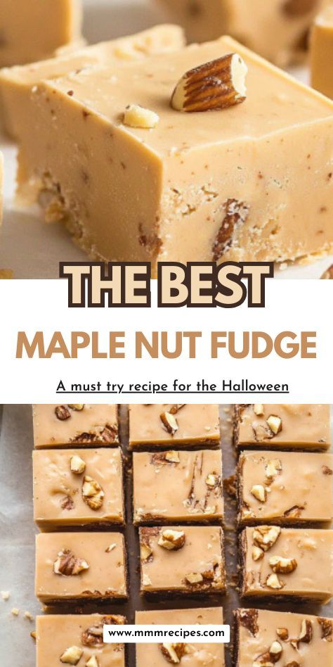 Take a bite of nostalgia with this Maple Nut Fudge recipe! This easy-to-make candy is a must-have for Christmas celebrations and makes delightful holiday gifts. Try it out! Maple Nut Fudge Recipe, Maple Candy Recipe, Maple Nut Fudge, Christmas Recipe Dessert, Maple Walnut Fudge Recipe, Maple Fudge Recipes, Christmas Fudge Recipes Easy, Maple Fudge, Walnut Fudge