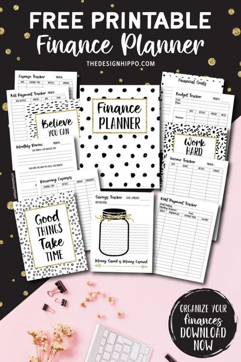 Budget Binder Free Printables, Budget Binder Free, Planner For School, Budget Binder Printables, Free Budget Printables, Budget Planner Free, Bill Planner, Money Printables, Budget Planner Template