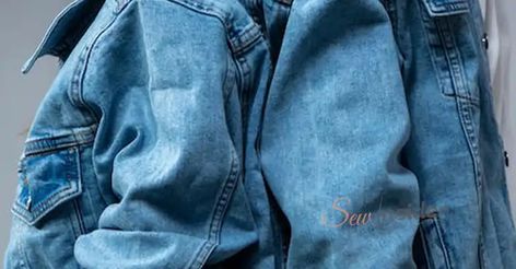 How to Soften a Jean Jacket (Just 9 Steps Guide) - Sew Insider How To Soften A Jean Jacket, How To Soften Stiff Jeans, How To Soften Denim, Distressing Denim Jacket Diy, How To Soften Jeans, How To Soften Denim Jacket, How To Distress Jean Jacket, How To Cut Sleeves, Concert Jeans