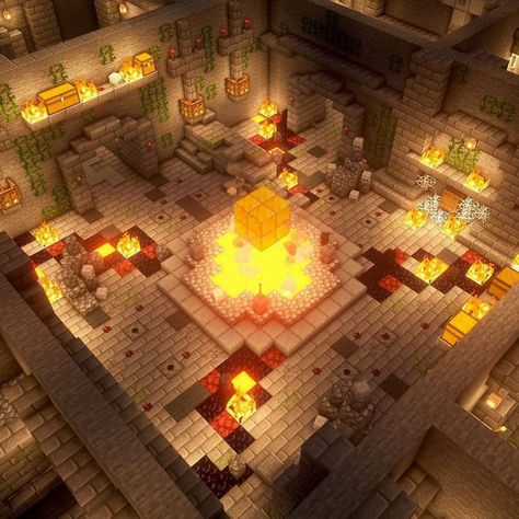 Stronghold Minecraft Ideas, Minecraft Stronghold Design, Minecraft Dungeon Build Ideas, Minecraft Stronghold Ideas, Minecraft Stronghold, Minecraft Dungeon, Minecraft Underground, Minecraft Kingdom, Minecraft Building Guide