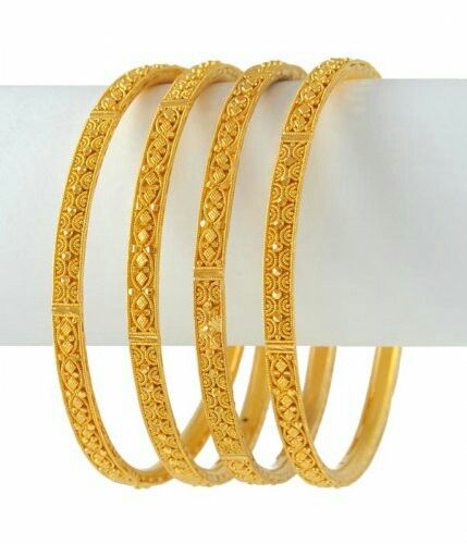 Gold bangles Bengali Bangles, Rich Photos, Plain Gold Bangles, Fashion Jewelry Necklaces Gold, Wedding Jewellery Designs, Popular Photo, Gold Bangles Indian, Gold Bangles For Women, Gold Bangle Set