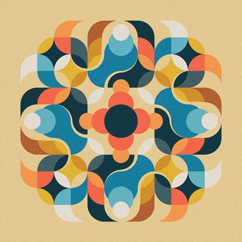 Spring Flowers : 2020 Visions. on Behance Arte Folk, Geometry Pattern, Generative Art, Diy Arts And Crafts, Geometric Designs, Geometric Art, Graphic Design Illustration, Pattern Wallpaper, Quilting Designs