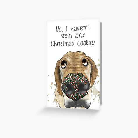 Funny Family Christmas Cards, Watercolor Christmas Cards Diy, Watercolor Holiday Cards, Dog Christmas Card, Christmas Card Art, Family Christmas Cards, What Is Christmas, Watercolor Christmas Cards, Dog Cards