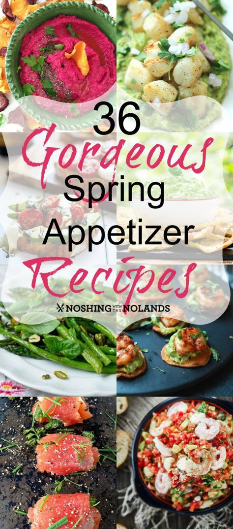 Spring Canapes, Mothers Day Appetizers Appetizer Ideas, Easy Appiterzers For Easter, Garden Appetizers, Spring Appetizer Recipes, Appetizer Recipes Easter, Spring Dips Appetizers, Easy Spring Appetizers For A Party, Spring Starters