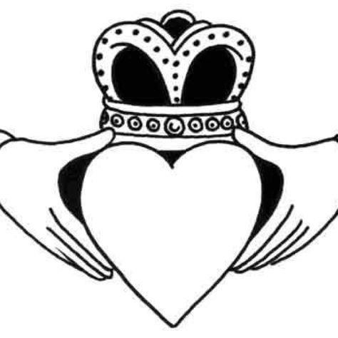 Irish! Claddagh Drawing, Small Claddagh Tattoo, Claddagh Chest Tattoo, Claddagh Design Art, Claddagh Tattoo, Celtic Sleeve Tattoos, Loyalty Friendship, Deep Images, Irish Tattoos