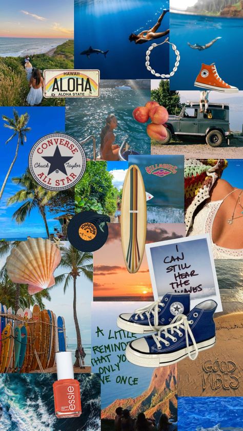 Another collage inspired by lexi hildago 🌺 #lexihidalgo #beachy #summer #wallpaper Lexi Hildago, Granola Vibes, Beachy Wallpapers, Beachy Summer, Summer Wallpaper, Converse Chuck Taylor All Star, Chuck Taylor All Star, Essie, Beach Life