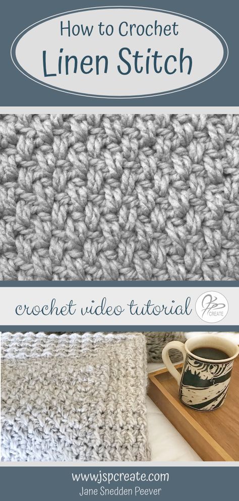 Fisherman's Stitch Crochet, Knit Linen Stitch Patterns, Crochet Linen Stitch Tutorial, Linen Crochet Stitch, Miss Stitch Crochet, Crochet Linen Stitch, Knit Linen Stitch, How To Start Crochet, Linen Stitch Crochet