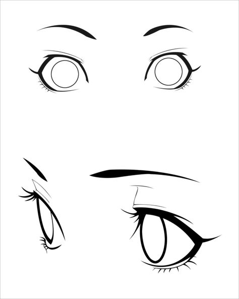 Anime Eyes Stock - surprised + calm [female] by Aenea-Jones Calm Anime, Female Anime Eyes, Animation Help, Art Improvement, Free Draw, How To Draw Anime Eyes, Realistic Eye Drawing, Eye Expressions, Cartoon Drawings Of People