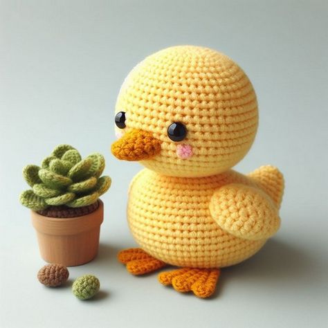 Duck Crochet Pattern Free, Tiny Duck Crochet Pattern Free, Crochet Rubber Duck Pattern Free Amigurumi, Duckling Amigurumi Free Pattern, Crochet Pattern Free Amigurumi, Crochet Yellow Duck Free Pattern, Duck Crochet Pattern, Duckling Amigurumi, Duck Amigurumi