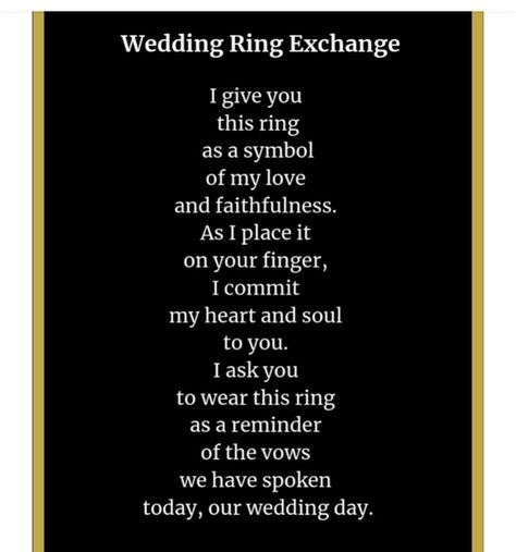 Romantic Vow Renewal Ideas, Wedding Ring Exchange, Future Love Quotes, Art Of Marriage, Christ Centered Wedding, Wedding Officiant Script, The Art Of Marriage, Vows Quotes, Ceremony Readings