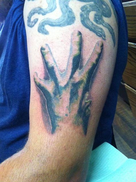 Left4Dead Zombie Hand Tattoo Left 4 Dead Tattoo, Zombie Hand Tattoo, Zombie Bite Tattoo, Zombie Tattoo, Dead Tattoo, Toe Tattoos, Zombie Tattoos, Left 4 Dead, Zombie Hand