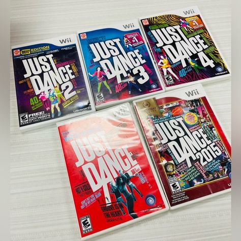 Just Dance Games Bundle Lot of 5, Includes Just Dance 2,3,4, & more Nintendo Wii Just Dance 2, Dance Games, Vampire Weekend, Different Games, Just Dance, Nintendo Wii, Wii, Nintendo, Bundles