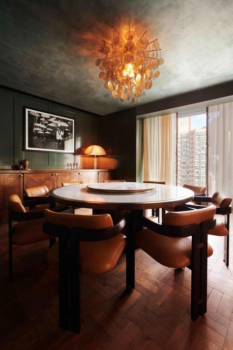 Soho House opens in Hong Kong | Wallpaper* Soho House Interiors, Hong Kong House, Sauna Room, House Interiors, Soho House, Parquet Flooring, Rattan Furniture, Club Chairs, Soho