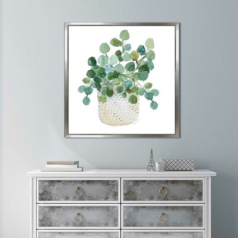 Creative Beds, Plant Painting, Watercolor Inspiration, Square Print, Plant Art, Canvas Home, Gracie Oaks, Online Art Store, Museum Art