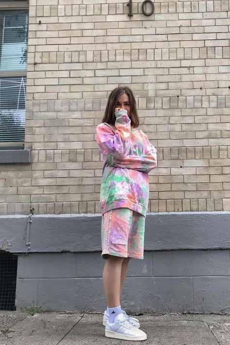 Trending: Tie Dye Print | Fashion Cognoscente Adidas Rivalry Low Outfit, Adidas Rivalry Low, Adidas Rivalry, Denim Diy, Fashion Life, Influencers Fashion, Shoes Adidas, Tie Dye Hoodie, Young Fashion