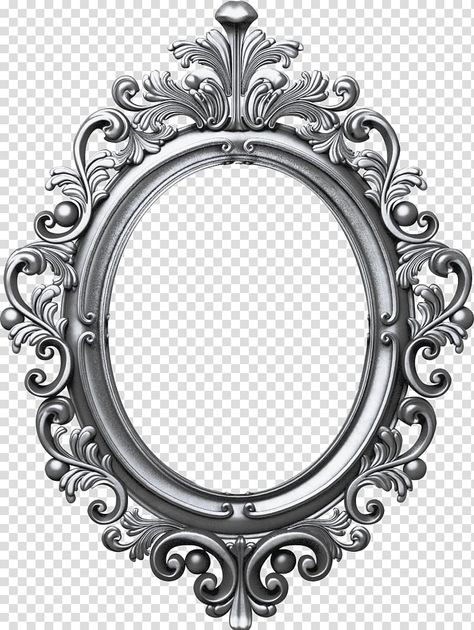 Ornate Frame Tattoo, Vintage Frame Tattoo, White Frame Png, Vintage Mirror Tattoo, Mirror Tattoo, Frame Tattoo, Mirror Tattoos, Mirror Illustration, Mirror Drawings