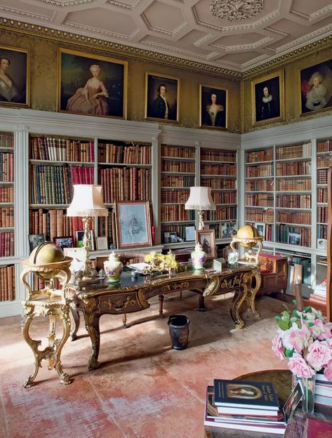 Bookcase & Bookshelf ideas and designs | House & Garden Victorian Bookshelf, Yellow Library, Purple Geometric Wallpaper, Dining Room Victorian, Paint And Paper Library, Bookshelves In Living Room, Pale Wood, Chimney Breast, London House