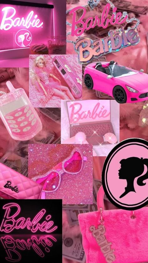 The best barbiecore aesthetic wallpaper downloads for your iPhone Barbiecore Aesthetic, Barbie Quotes, Moodboard Collage, Barbie Aesthetic, Pink Wallpaper Girly, Barbie Theme, Baby Pink Aesthetic, Iphone Wallpaper Images, Barbie Patterns