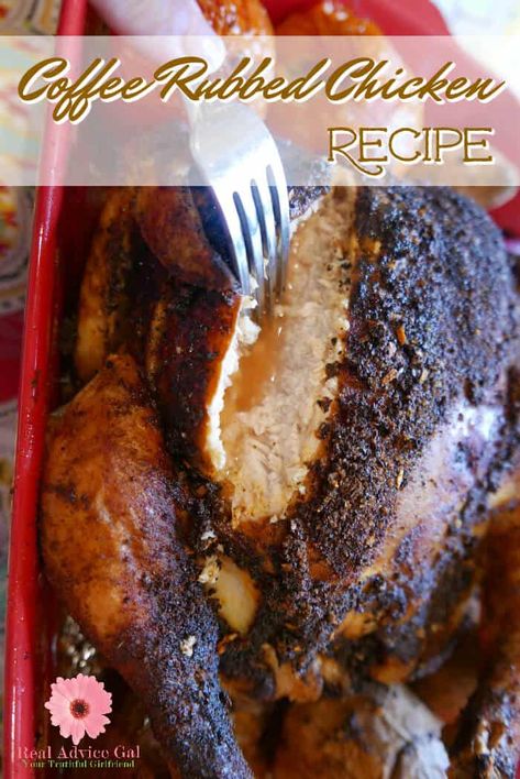 Coffee Chicken Recipe, Coffee Rub Recipe, Kimchi Burger, Rub For Chicken, Coffee Rub, Poultry Dishes, Easy Coffee Recipes, Pork Steak, Chicken Sweet Potato