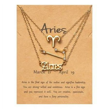 3Pcs Aries Zodiac Layer Necklaces Retro Pendant for Adult Package: 3*Aries Zodiac Necklaces 1*Aries Cardboard 1*OPP bag Pattern: Aries, Constellation, Zodiac. Material: 14K gold plated alloy. Feature: Adjustable. Size: -Aries Zodiac Necklace: 17.3 inch Notice 1.Please allows 0.1-0.2 inches error as manual measurement. 2.The color just for reference only, as different monitor, color will slightly different from pictures shown. Buy with Confidence If your products have any issues, please feel free Layer Necklaces, Aries Constellation, Unicorn Earrings, Zodiac Necklace, Aries Zodiac, Zodiac Necklaces, Support Team, Bag Pattern, Layered Necklaces