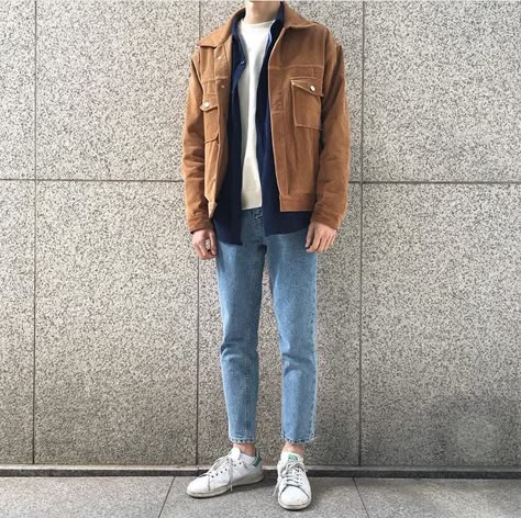 Light brown suede jacket & jeans Men Brown Jacket Outfit, Brown Jean Jacket Outfit Men, Brown Suede Jacket Outfit Men, Brown Jacket Men Outfit, Light Brown Jacket Outfit Men, How To Style A Brown Jacket, Light Brown Shirt Outfit, Light Jeans Outfit Men, Light Brown Jacket Outfit