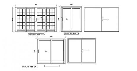 Front sectional detail of a sliding door elevation dwg file Sliding Door Elevation, Door Elevation, Wardrobe Rail, Sliding Door Design, Architecture Elevation, Cupboard Wardrobe, Drawing Block, Sliding Wardrobe, Cad Blocks