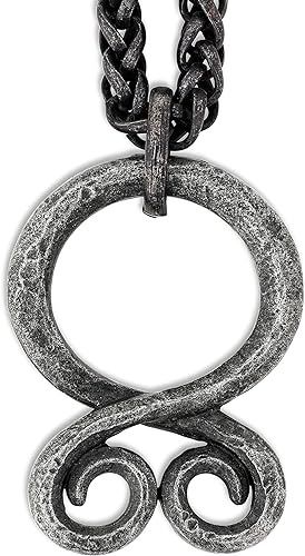 HAQUIL Viking Troll Cross Necklace, Iron Amulet Pendant, Wheat Chain, Jewelry for Men and Women | Amazon.com Hammered Necklace, Norse Jewelry, Talisman Pendant, Viking Necklace, Pewter Pendant, Unique Valentines, Viking Jewelry, Cross Pendant Necklace, Gift For Men