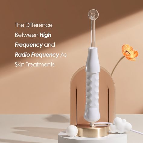 A high-frequency facial and radio frequency may sound quite the same but are really two totally different treatments. Which method suits your skin? Find out today. Link in bio 🔍 High Frequency At Home, How To Use High Frequency Wand, Benefits Of High Frequency Facial, Radio Frequency Facial, High Frequency Facial, Skin Tightening Procedures, Facial Benefits, Healy Frequency Device, Radio Frequency Skin Tightening