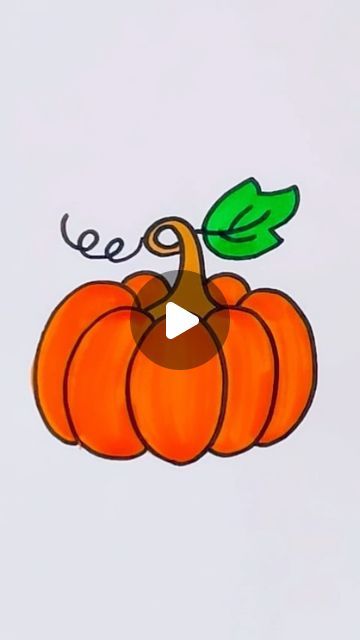 Creative Drawing for kids on Instagram: "Halloween Special Pumpkin Drawing #reels #draw #drawing #art" How To Draw A Pumpkin, Pumpkin Drawing Easy, Drawing Reels, Pumpkin Drawing, Watercolor Ideas, Kid Activities, Easy Pumpkin, Creative Drawing, Draw Drawing