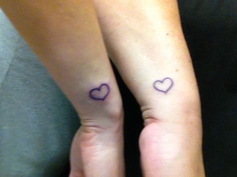 Matching Purple Heart tattoos | Tattoos | Pinterest | Purple Heart Tattoos, Purple Hearts and Heart Tattoos Purple Heart Tattoo, Purple Tattoo Ink, Purple Heart Tattoos, Purple Tattoo, Purple Tattoos, Tattoos Pinterest, Cute Matching Tattoos, Cute Simple Tattoos, Small Tats