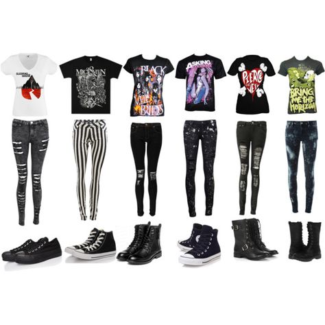 Battle Of The Bands Outfit, Pierce The Veil Outfit Ideas, Birthday Outfit Simple, Veil Outfit, Merch Outfits, Emo Scene Outfits, Battle Of The Bands, What I Like About You, Outfit Options