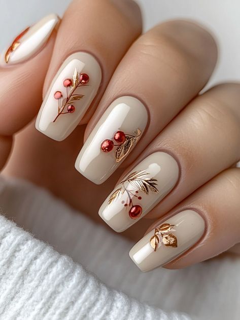 Autumn Wedding Nails, Otoño Nails, December Nails, Green Nail Designs, Cute Nails For Fall, Nail Essentials, Thanksgiving Nails, Blue Nail, Fall Nail Art