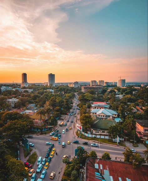 Congo Aesthetic, City Landscape Photography, Drc Congo, Africa Photography, Democratic Republic Of The Congo, Dr Congo, Futuristic City, City Landscape, Vacation Places